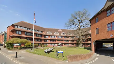 LDRS The outside of Surrey Heath Borough Council in Knoll Road, Cambereley