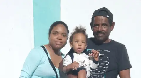 Handout A family photo of Kleiber Moran with his mother Ana Luz and father Carlos