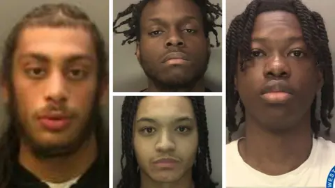West Midlands Police Hossame Madmoune, Kennedy Ikwuemesi, Jaiden Grant, and Alexander Nzola