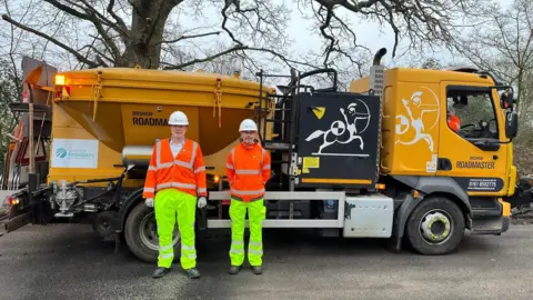 Suffolk County Council The Dragon Patcher pothole repair machine