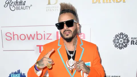 Getty Images Jazzy B attends Showbiz India TV's "Together We Can" Festival at Globe Theatre Los Angeles on June 11, 2023 in Los Angeles, California.