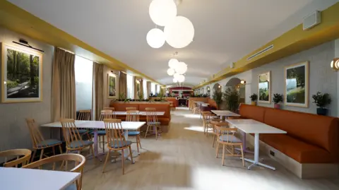 NI Assembly The new-look Blue Flax canteen at Parliament Buildings, Stormont