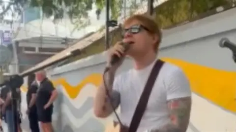 Ed Sheeran stopped from busking in Bengaluru by Indian police