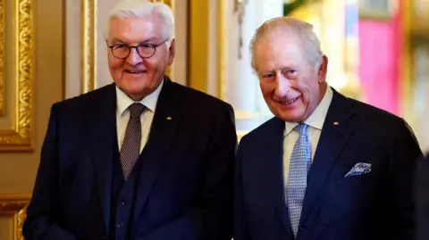 Reuters President Steinmeier and King Charles in Windsor Castle