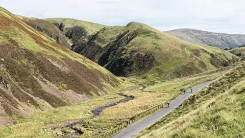 MARC MARSHALL Competitors in the Tour o the Borders in September 2023