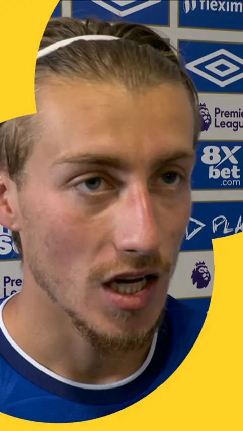 Jack Clarke talking after the game