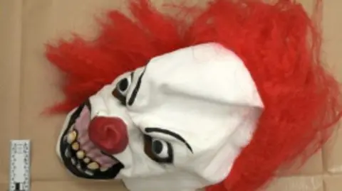West Midlands Police Clown mask