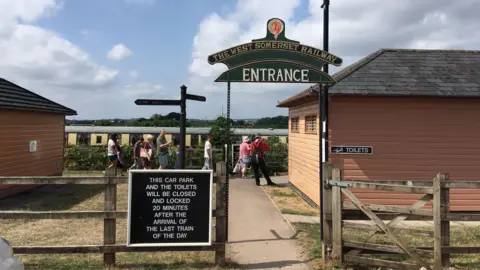 DANIEL MUMBY Entrance to Bishops Lydeard Heritage train station