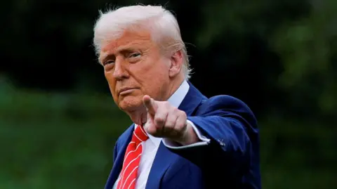 US President Donald Trump 
