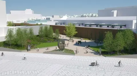 WYCA An artist's impression of how the Interchange would look