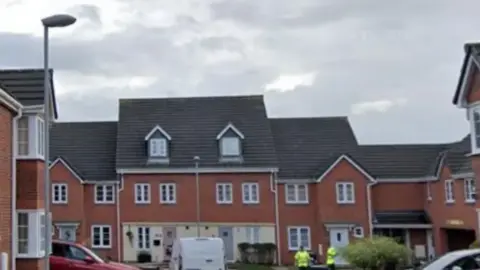 A Google Images photograph of the estate where Frederico Canuzo's mother was attacked. It is an estate of relatively newly built homes. 