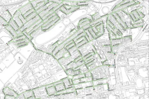Plymouth City Council Map of speed limits