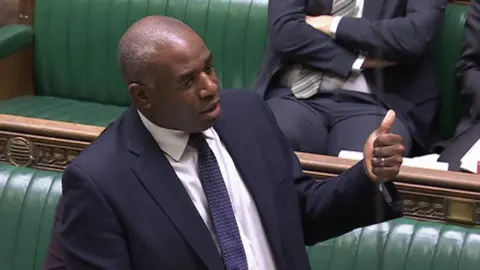 David Lammy speaking in the House of Commons