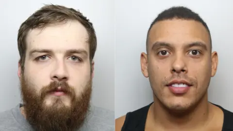 Ricky Middleton and Kane Webster police custody images