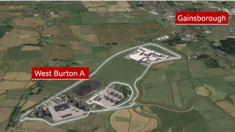 Google Maps / UK Industrial Fusion Solutions A map showing the project site