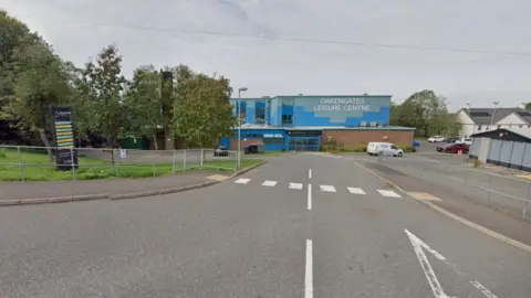Google Google images photo of a road leading to Oakengates Leisure Centre