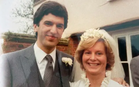 Miranda Allard A photo of Miranda and Simon Allard on their wedding day