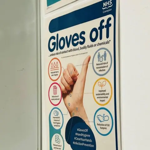 "Gloves off' poster