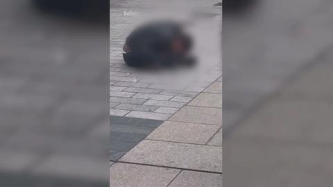 Image of male in Belfast city centre