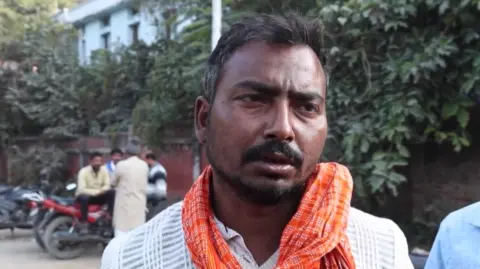 Reuters MANOJ KUMAR Sahni's photos that says his father has been missed since the slaughter