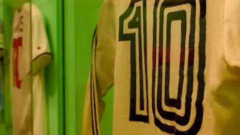 Stacey Barnfield Brazil's number 10 shirt