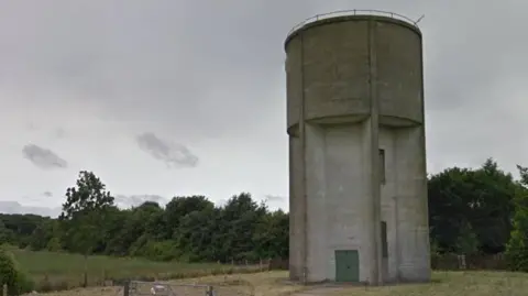 A water tower.