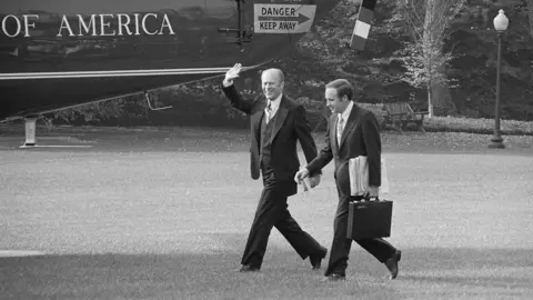 Getty Images Dick Cheney and President Gerald Ford