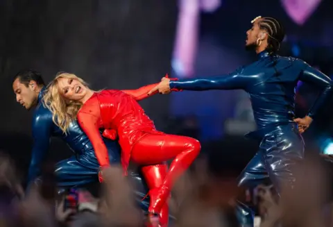 Getty Images Kylie Minogue at BST Hyde Park