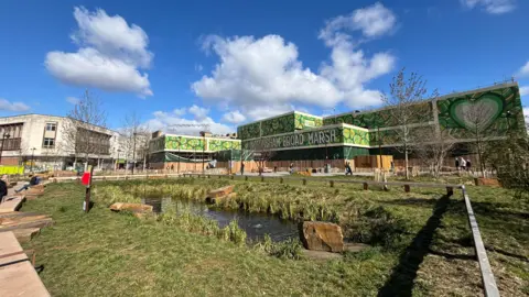 The "Green Heart" at the centre of the Broad Marsh