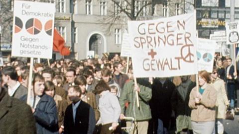 West Berlin student protest