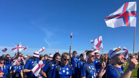 A group of Faroe Island Athletes