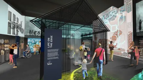Artist's impression of Hereford's new museum
