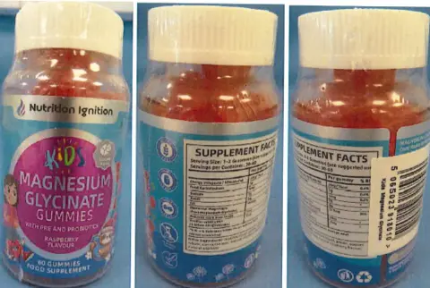 Close up image of the product packaging