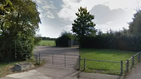 Google Entrance to the Werrington Fields 