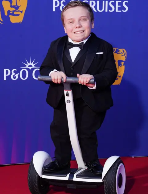 PA Media Lenny Rush attending the 2025 BAFTA Television Awards with P&O Cruises at Southbank Centre's Royal Festival Hall, London