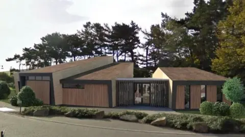 Mannin Cancers Support Group Artist impression of new cancer centre at Noble's Hospital site