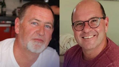 Frik Potgieter and Peter Huxham were arrested in February