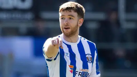 Stuart Findlay in action for Kilmarnock