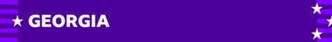 Purple banner denoting Georgia