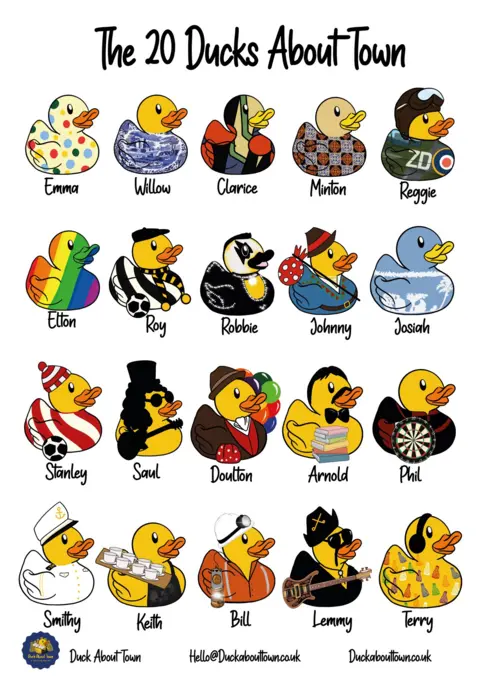 Duck About Town The 20 ducks that had been planned for Stoke-on-Trent