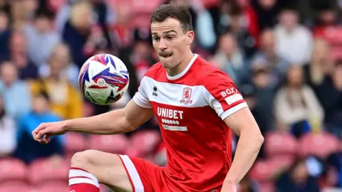 George Edmundson in action this season for Middlesbrough