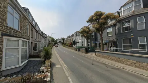 Google Maps This is a screenshot of Berry Road in Newquay which shows houses along the road on a normal day.