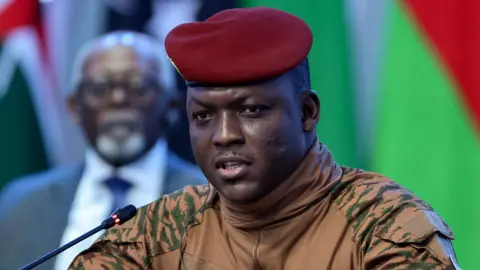 Burkina Faso's military ruler Capt Ibrahim Traoré