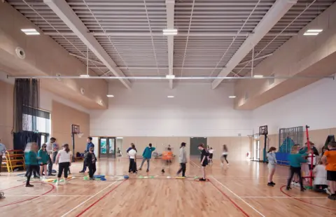 David Barbour Riverside Primary School - a gym hall
