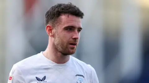 Ben Whiteman in Preston North End shirt