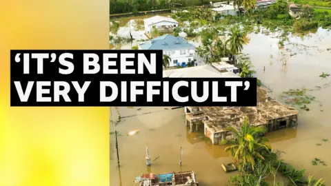 An image of how Hurricane Melissa has devastated Jamaica