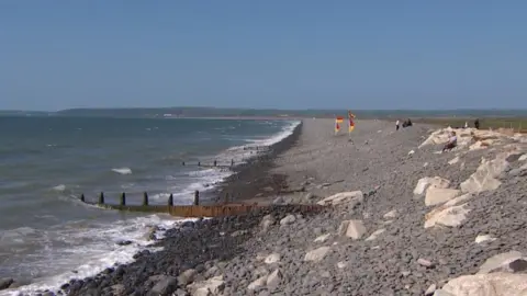 Westward Ho! beach in Bideford, North Devon
