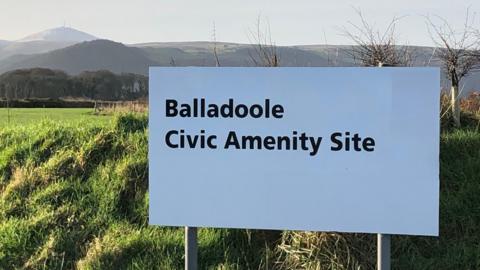 Northern Civic Amenity Site sign