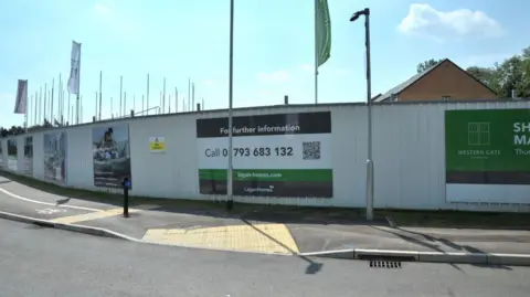 LDRS The site where more than 60 homes are due to be built 