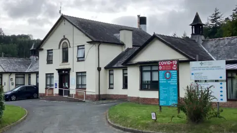 BBC News Picture of Llanidloes Community hospital